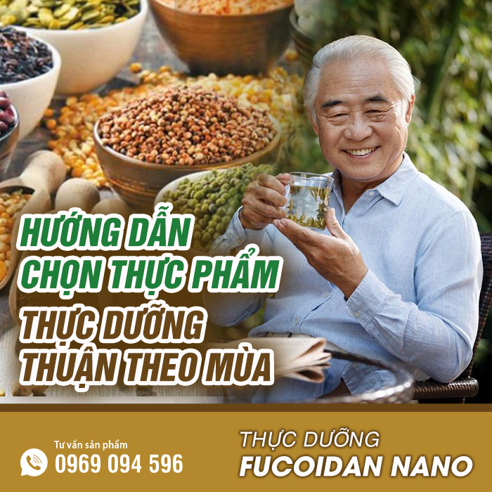 Hướng dẫn chọn thực phẩm thực dưỡng thuận theo mùa