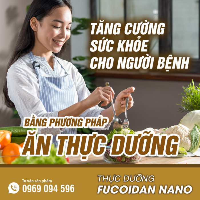 Tăng cường sức khỏe cho người bệnh bằng phương pháp ăn thực dưỡng