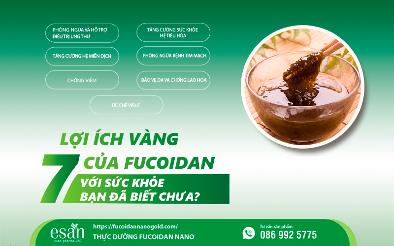 7 lợi ích vàng của fucoidan với sức khỏe mà bạn nên biết