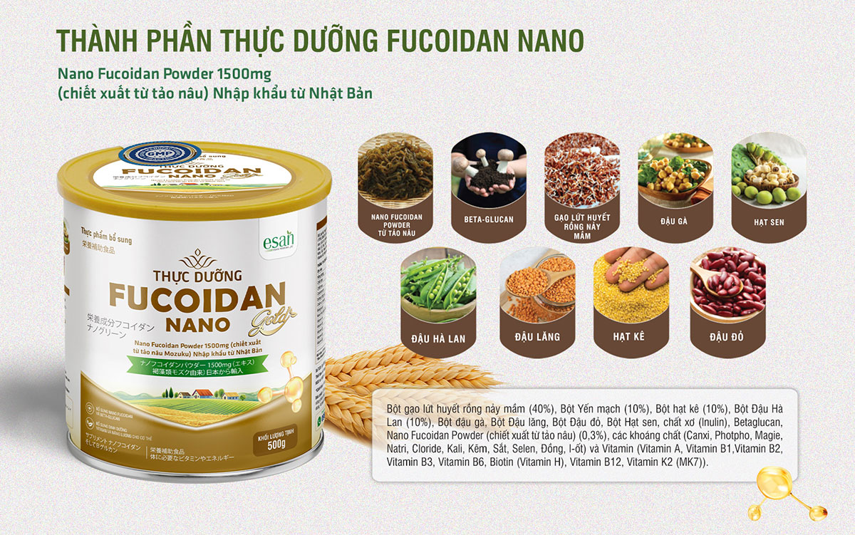 THỰC DƯỠNG FUCOIDAN NANO GOLD